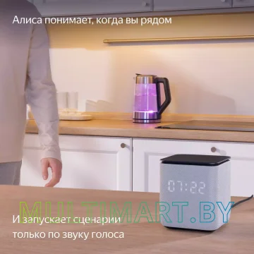 Умная колонка Яндекс Станция Миди (оранжевый) картинка 10